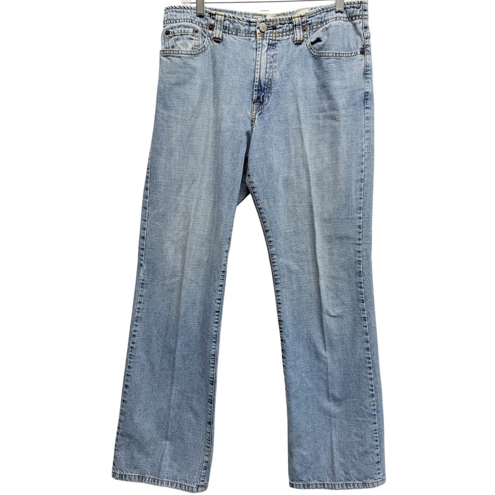Vtg Lucky Brand Easy Rider Light Wash Straight Leg Blue Denim Jeans Mens 32x30